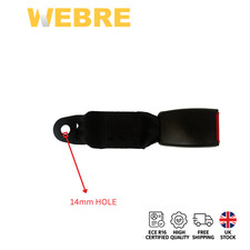 Webbed Seat Belt Buckle Black