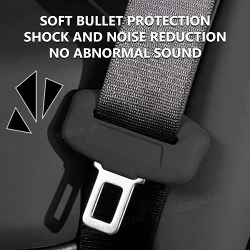 2pcs silicone seat belt buckle - 2pcs,