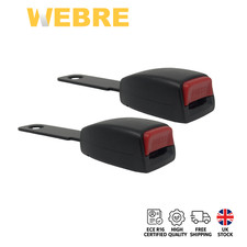 2 Seat Belt Buckle Black